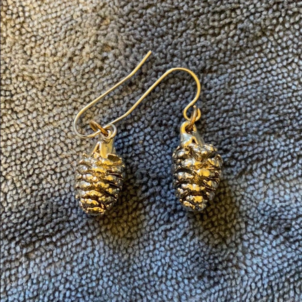 Pinecone Dangly Earrings